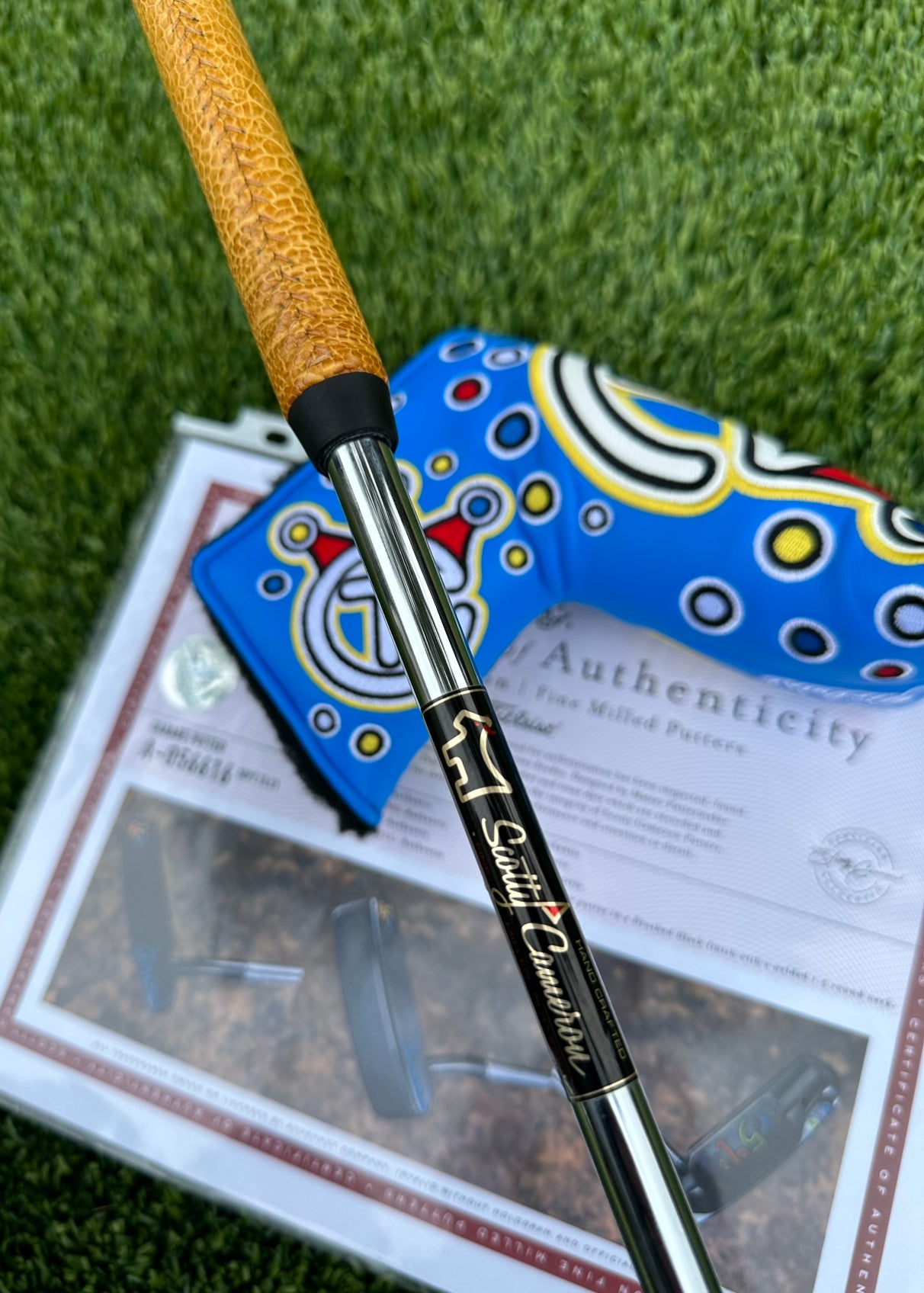 Scotty Cameron 1 of 1 Wide Body GARAGE Welded Pipe Neck 350G Circle T