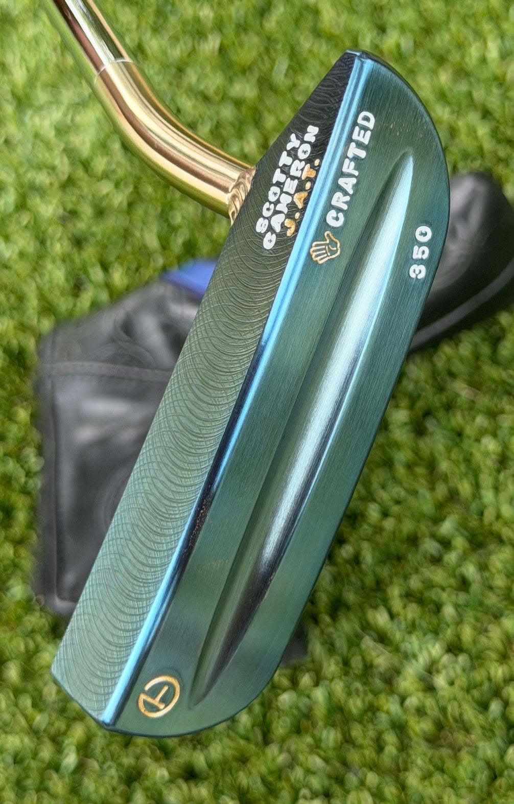 🎁Scotty Cameron 1/1 Craftsman Fancy Back Two Tone JAT 350G Circle T🎁