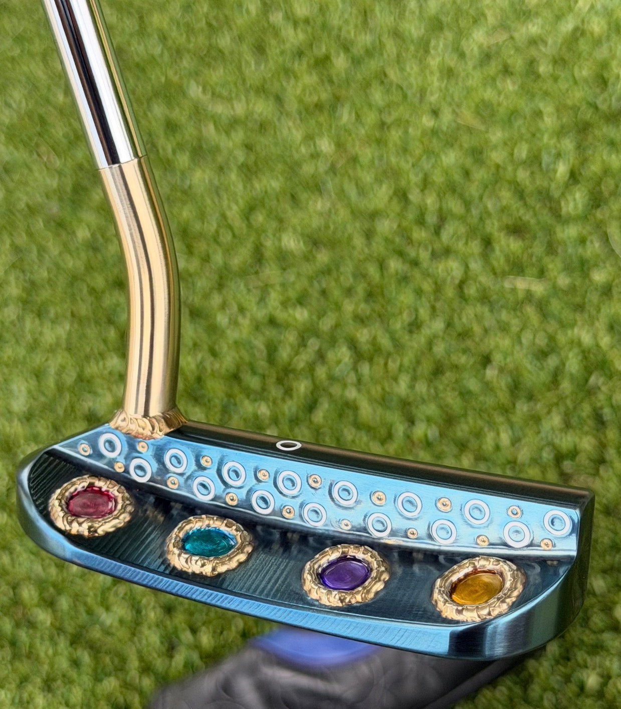 🎁Scotty Cameron 1/1 Craftsman Fancy Back Two Tone JAT 350G Circle T🎁