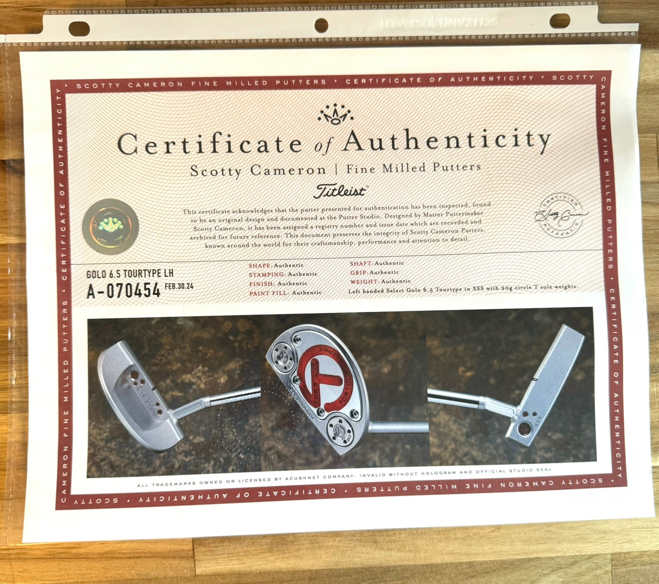 ✨Lefty Golo T6.5 Welded Neck 360G✨