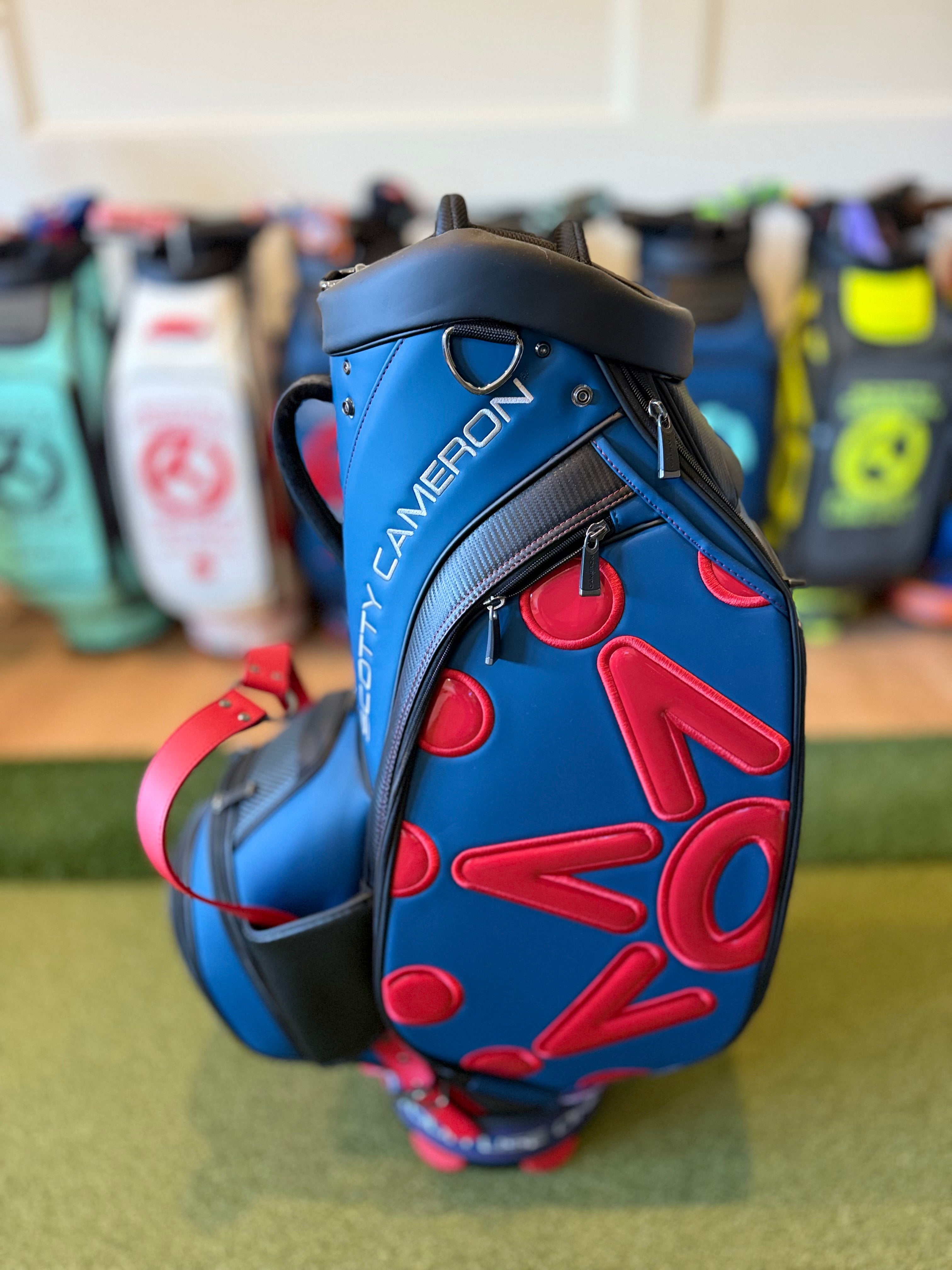ゴルフバッグ・キャディバッグ Scotty Cameron Blue Wallpaper Staff Bag Scotty Cameron Blue Wallpaper Staff Bag Golf Caddy Bag Black | eBay