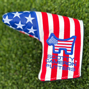 Scotty Cameron New USA Flag Dog Headcover