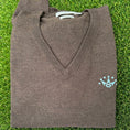 Load image into Gallery viewer, Scotty Cameron XL V Neck Long Sleeve 7 Point Tiffany Crown Sweater
