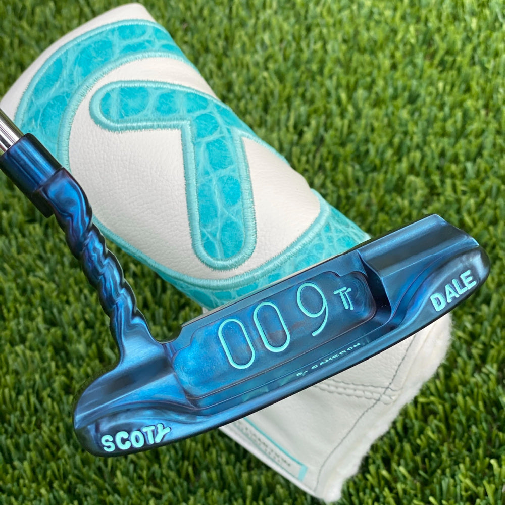 Scotty Cameron 1/1 Ultra Rare Twisty 009 Chromatic Blue Beached Scoty Dale 350G Circle T Putter