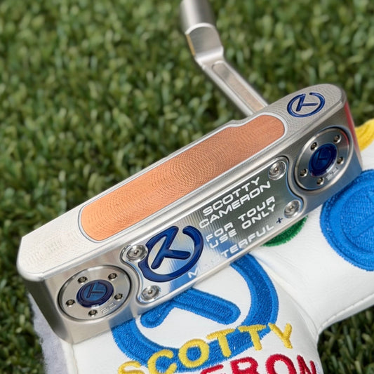 🎊Scotty Cameron Tour SSS Button Back Masterful + 360G Circle T Putter🎊