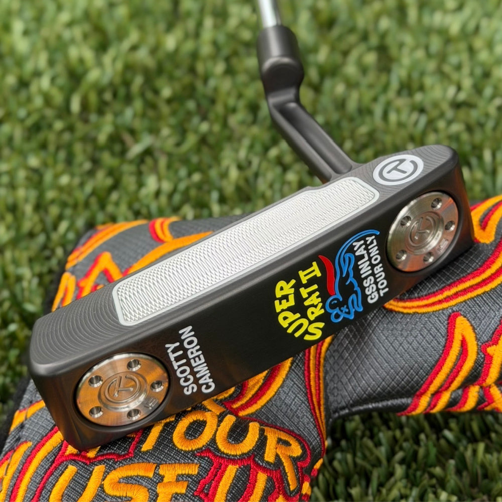 🎊Scotty Cameron Tour Black SSS Super Rat 2 GSS 360G Circle T Putter🎊