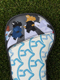 Load image into Gallery viewer, 🏆Fairway Patchwork White Blue Wave Dogs🏆
