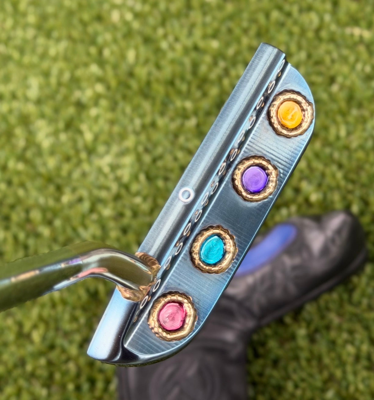 🎁Scotty Cameron 1/1 Craftsman Fancy Back Two Tone JAT 350G Circle T🎁