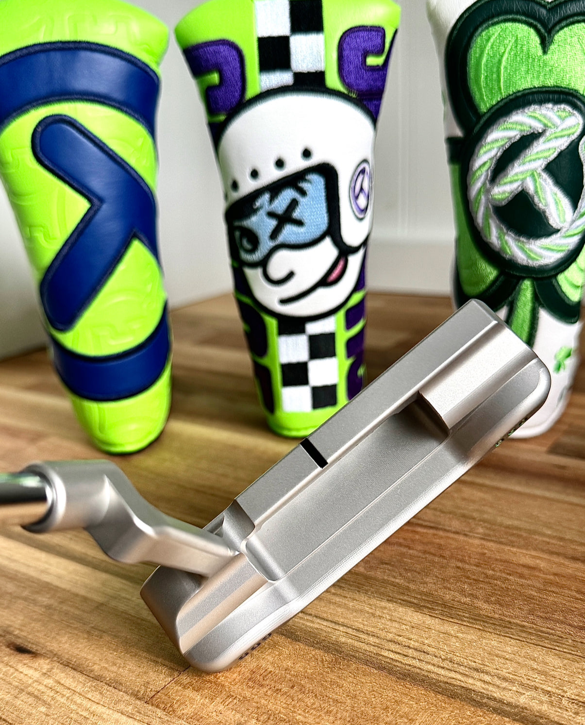 Scotty Cameron 009M SSS 350G Green Demon, Hot Head Harry, Jester