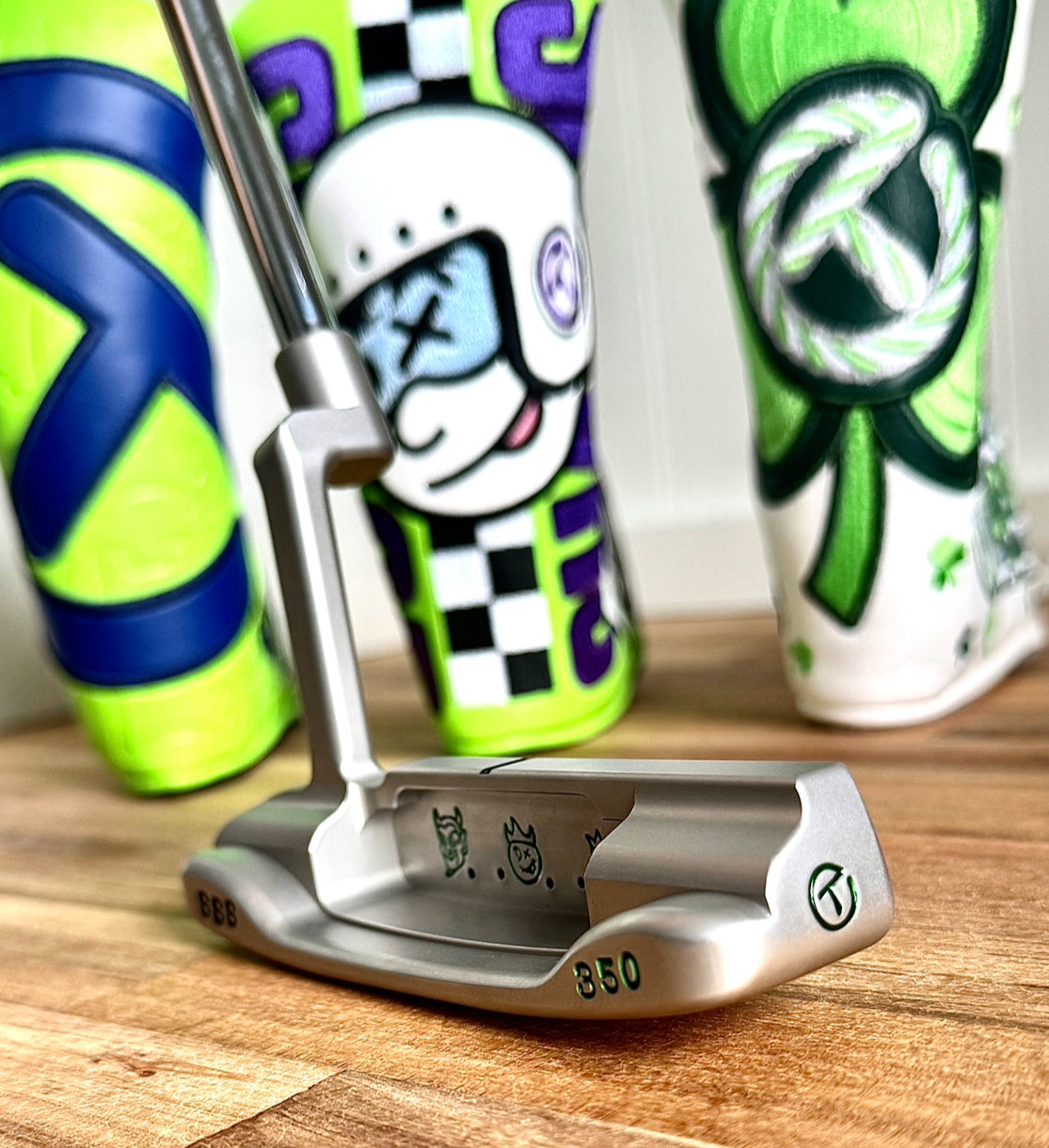 Scotty Cameron 009M SSS 350G Green Demon, Hot Head Harry, Jester