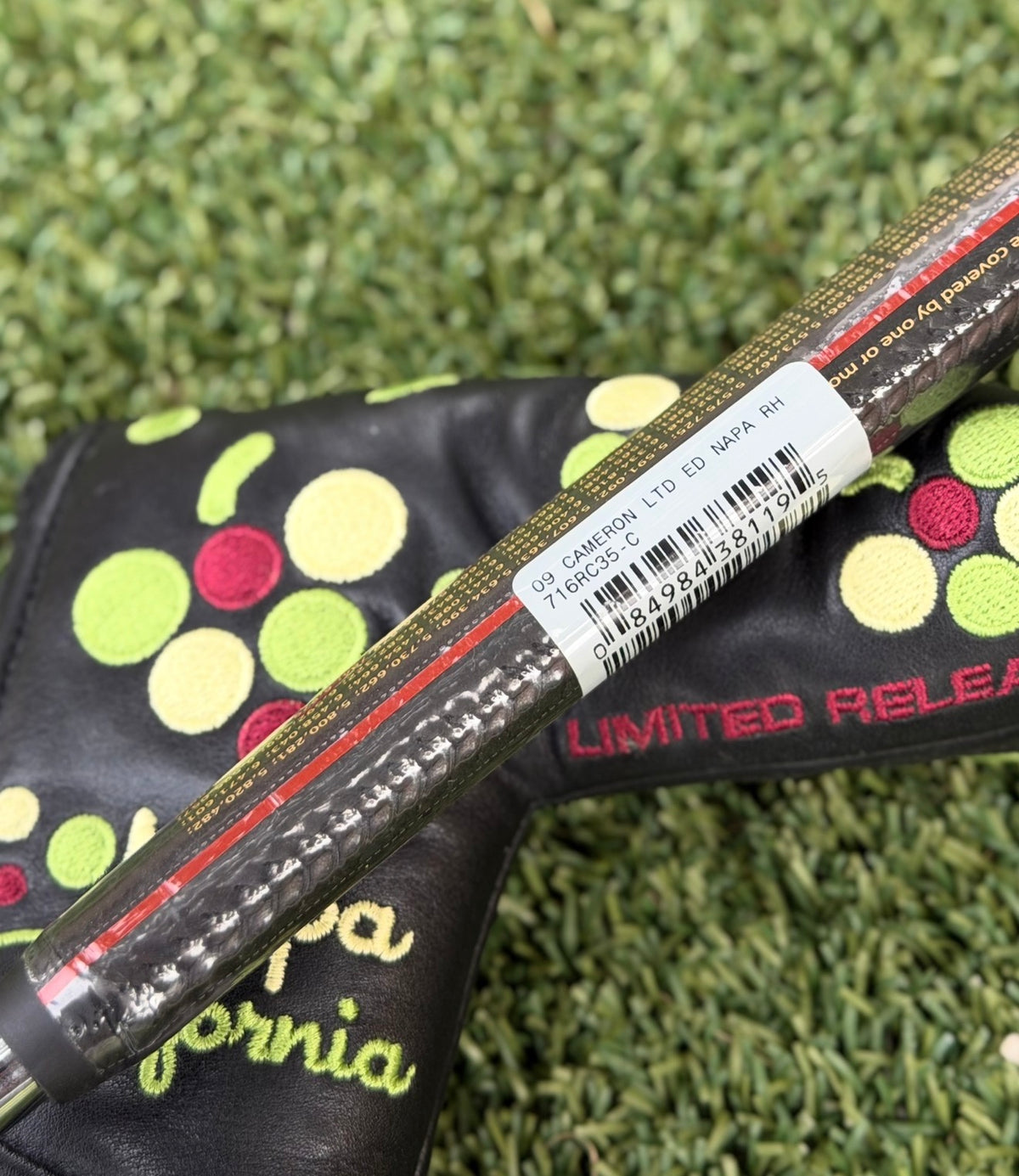 🎃Scotty Cameron Grip In Platic Napa Valley 2009 Limited Release Putter🎃