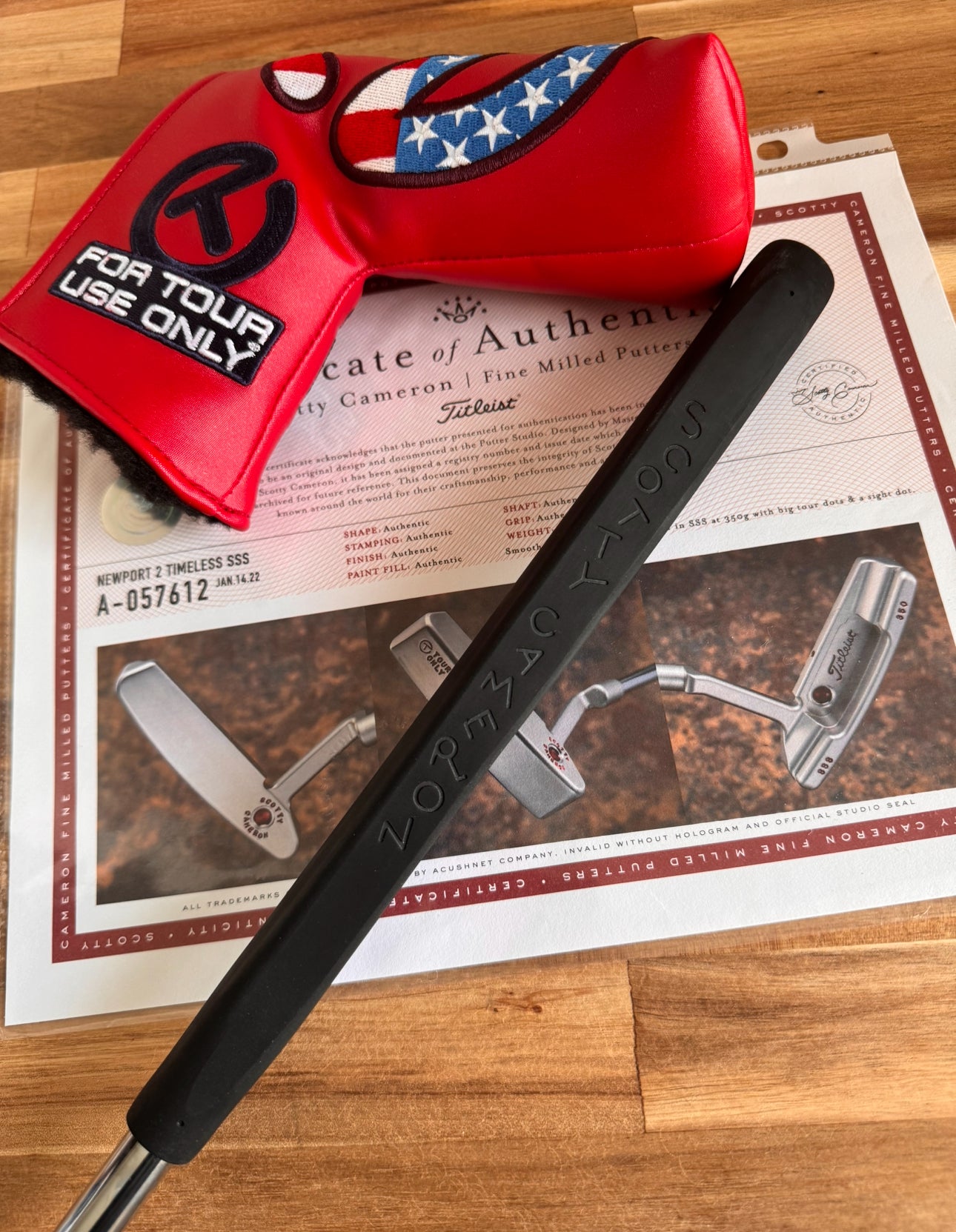 Scotty Cameron Timeless Newport 2 SMOOTH FACE SSS 350G Circle T