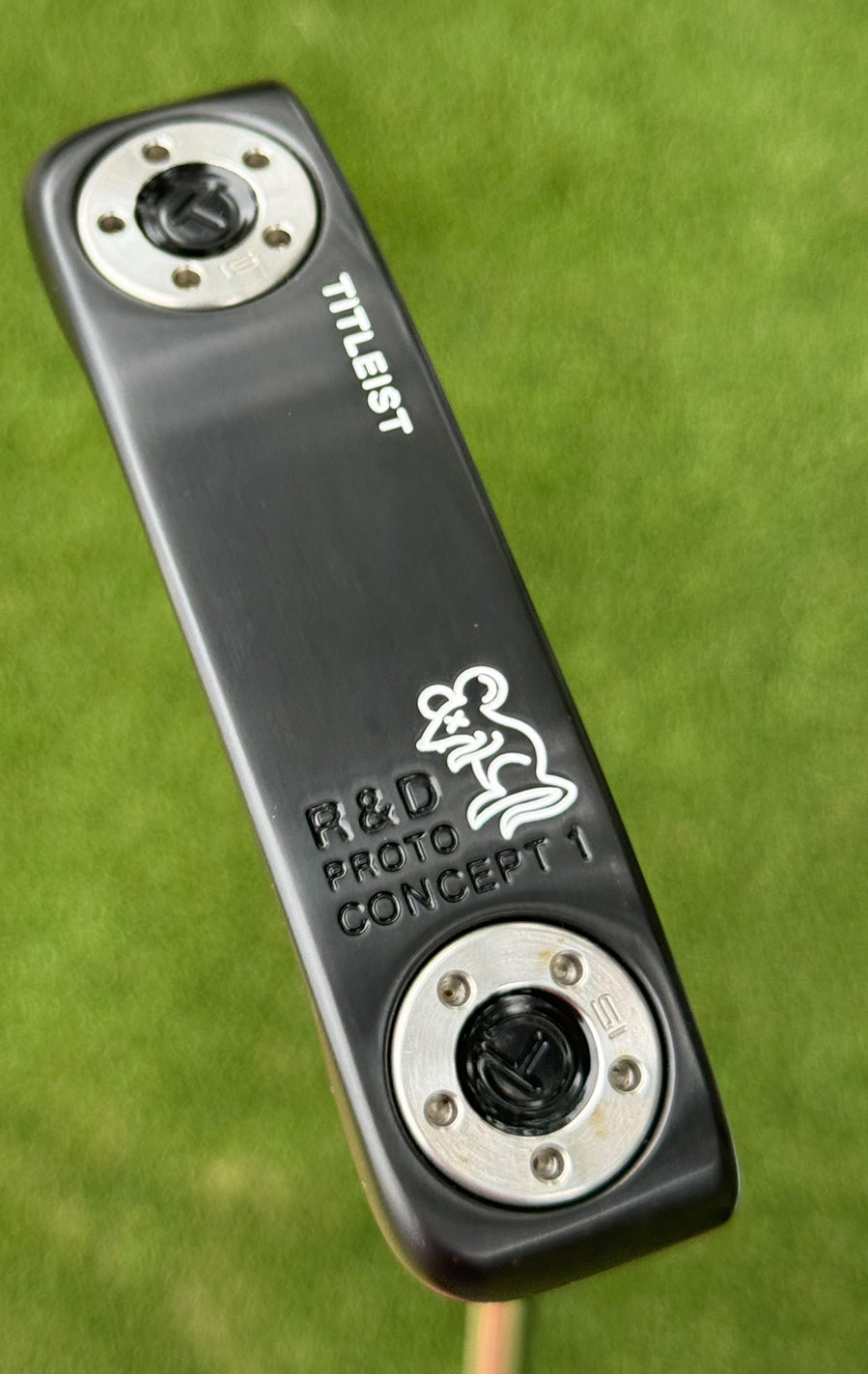 Scotty Cameron Tour Black Deep Milled Welded Long Neck Tour Rat SSS 360G Circle T Putter