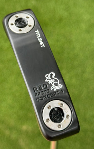 Scotty Cameron Tour Black Deep Milled Welded Long Neck Tour Rat SSS 360G Circle T Putter