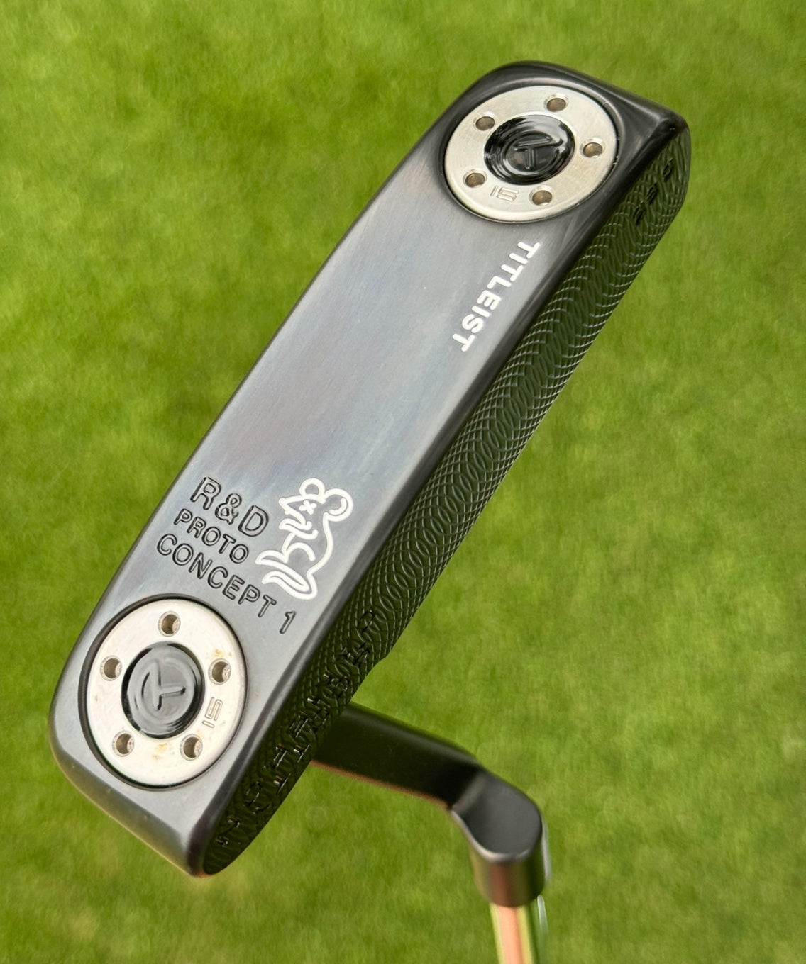 Scotty Cameron Tour Black Deep Milled Welded Long Neck Tour Rat SSS 360G Circle T Putter