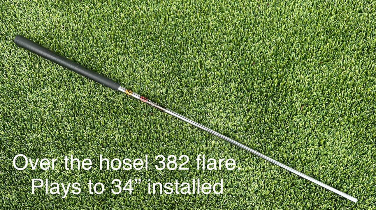 Scotty Cameron Double Circle T shaft with a .382 flare tip and CNC Grip