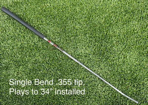 Scotty Cameron Double Circle T SINGLE BEND Shaft with Circle T Grip