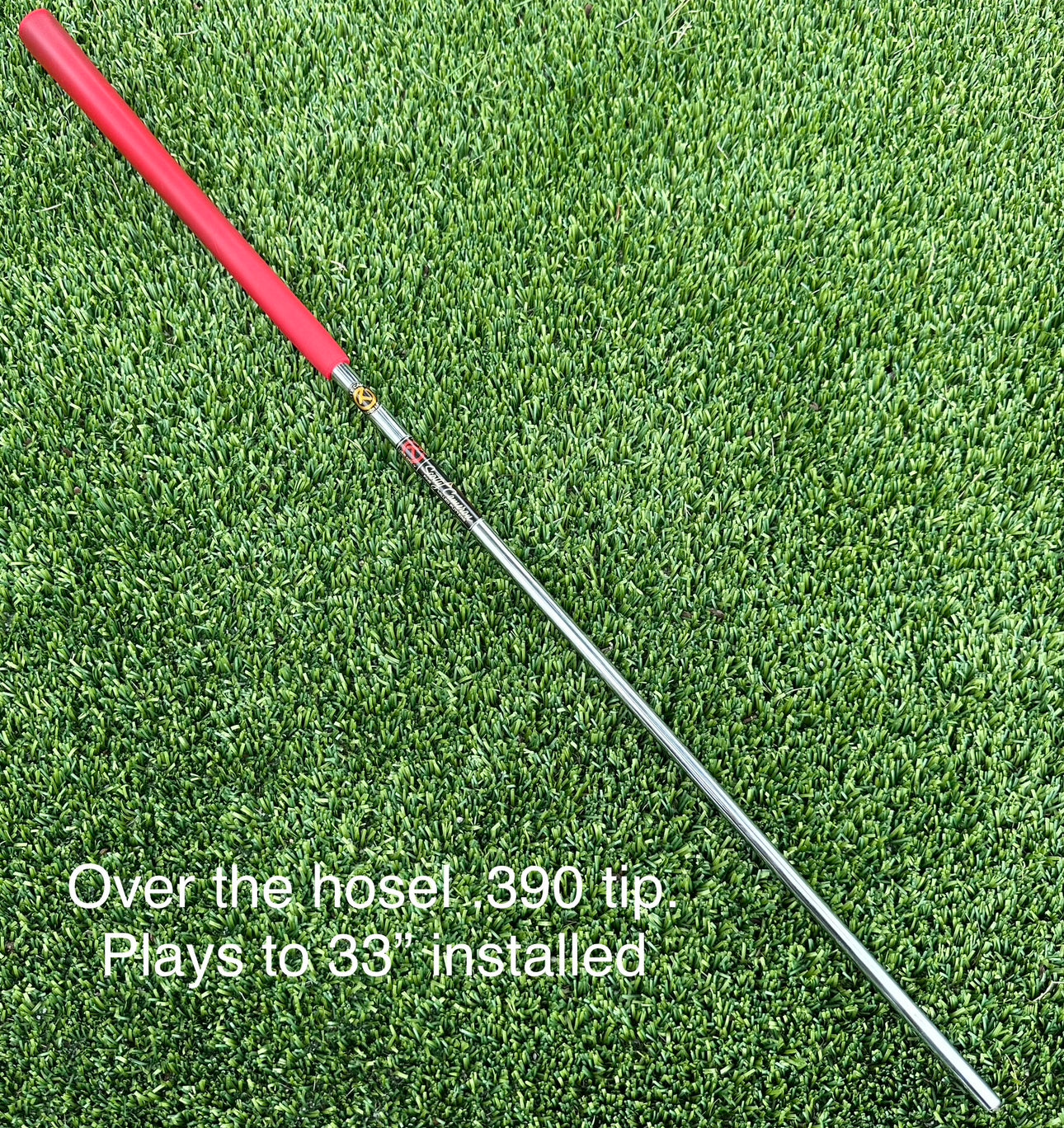 Scotty Cameron Double Circle T shaft with Red Pistolero Circle T Girp