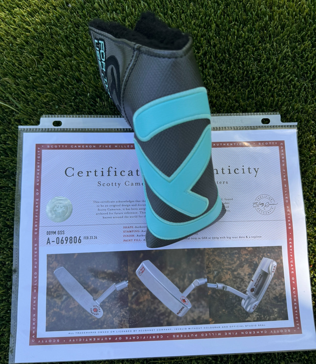 Scotty Cameron 009M GSS 350G Encinitas large Cherry Bomb Circle T Putter