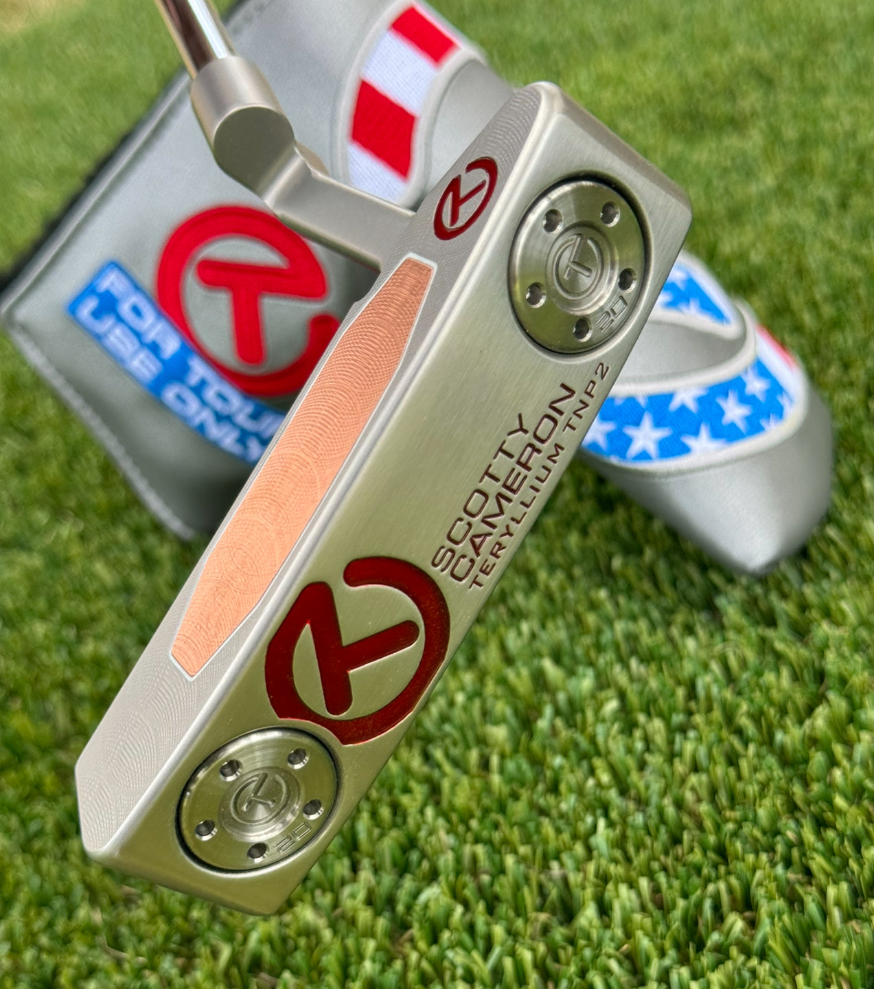 Scotty Cameron Tour Raw Silver Mist T22 Newport 2 360G Circle T Putter