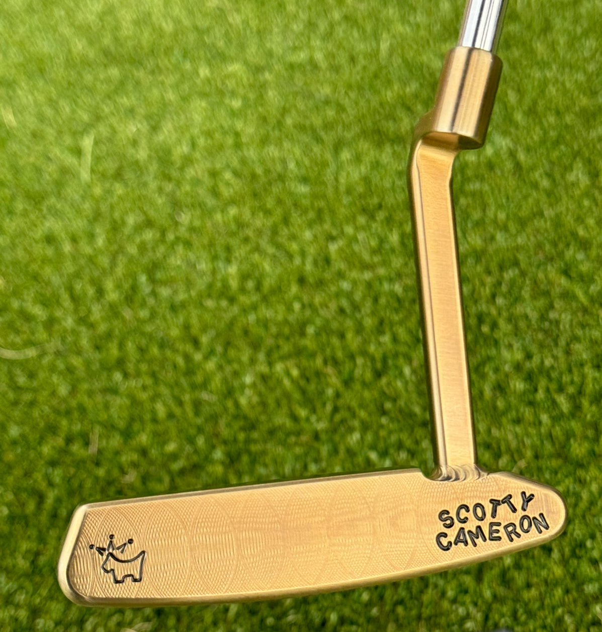 Scotty Cameron Welded Long Neck Timeless SSS Chromatic Bronze 350G Circle T Putter