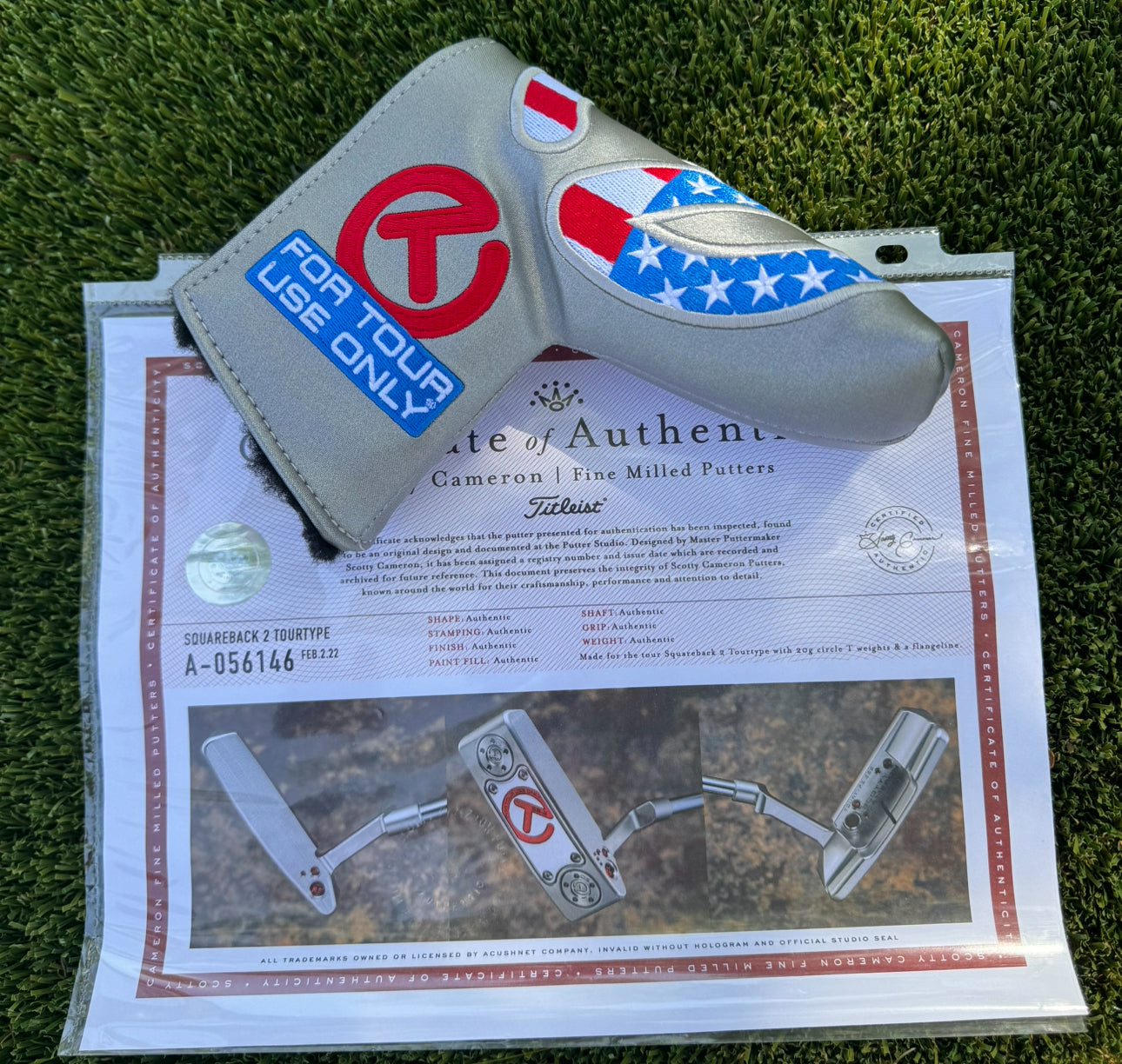 Scotty Cameron TourType SSS SB-2 360G Circle T Putter~~Nelly Korda