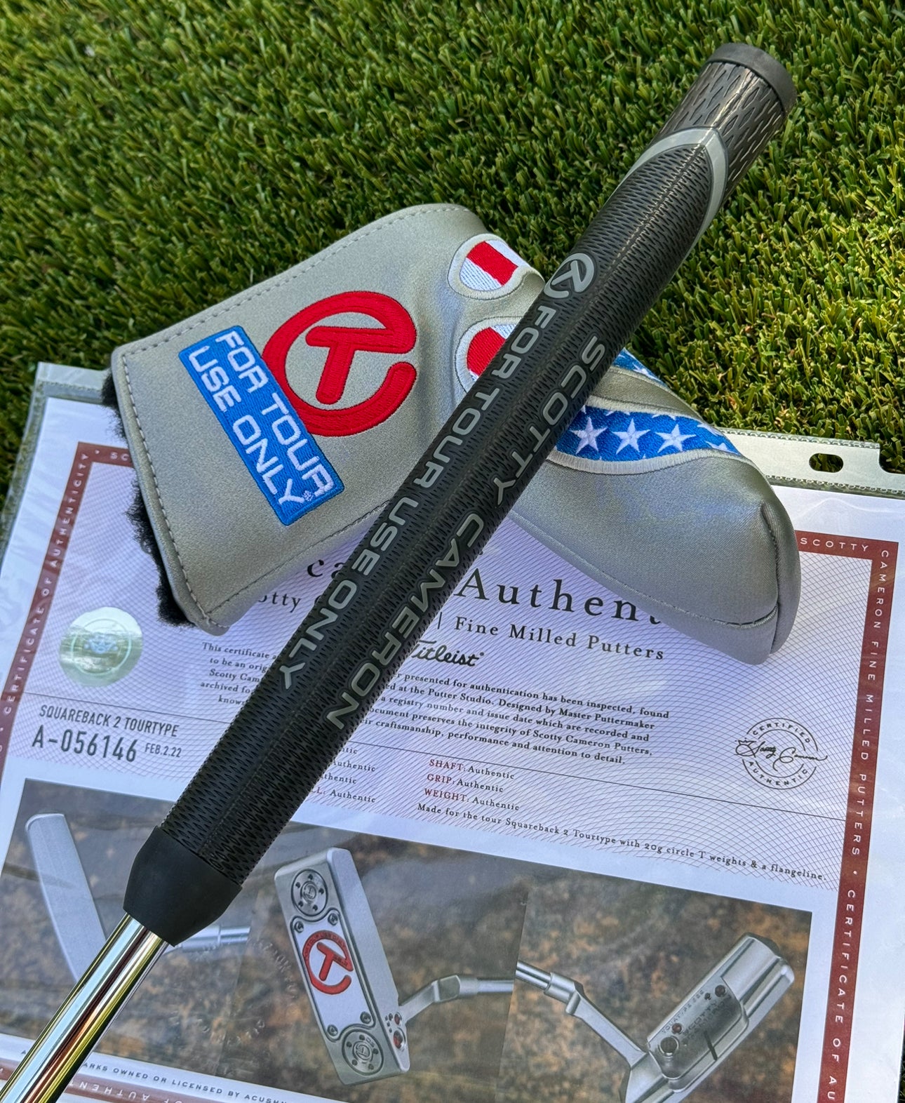 Scotty Cameron TourType SSS SB-2 360G Circle T Putter~~Nelly Korda