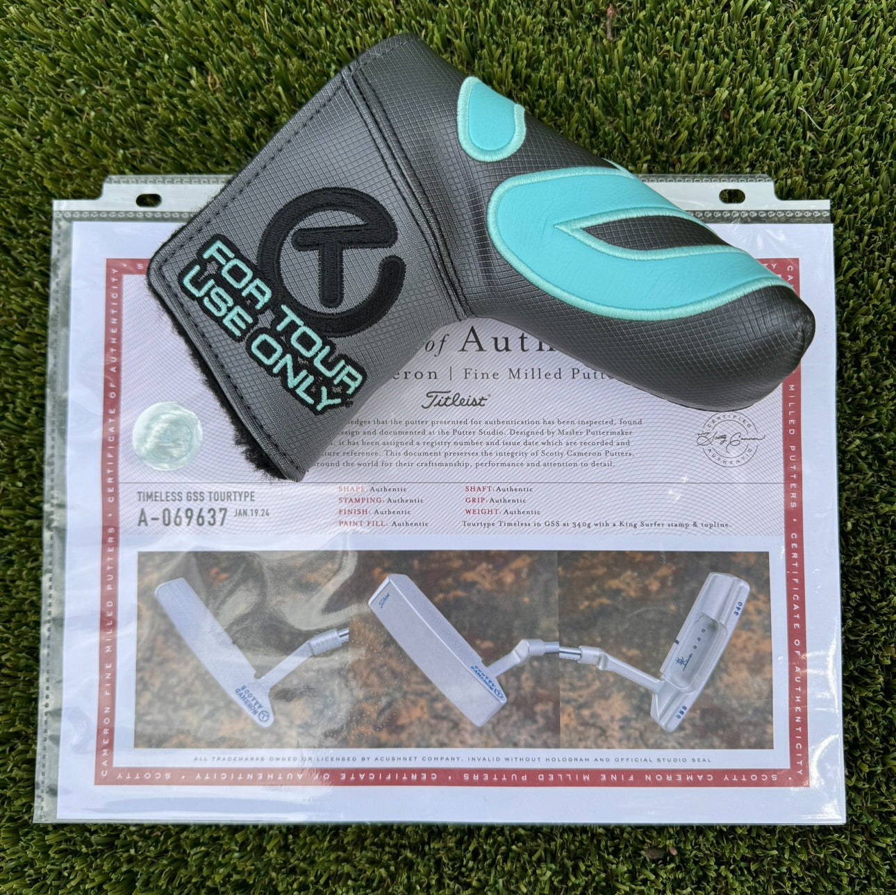 Scotty Cameron TourType Timeless GSS 340G Peace Surfer