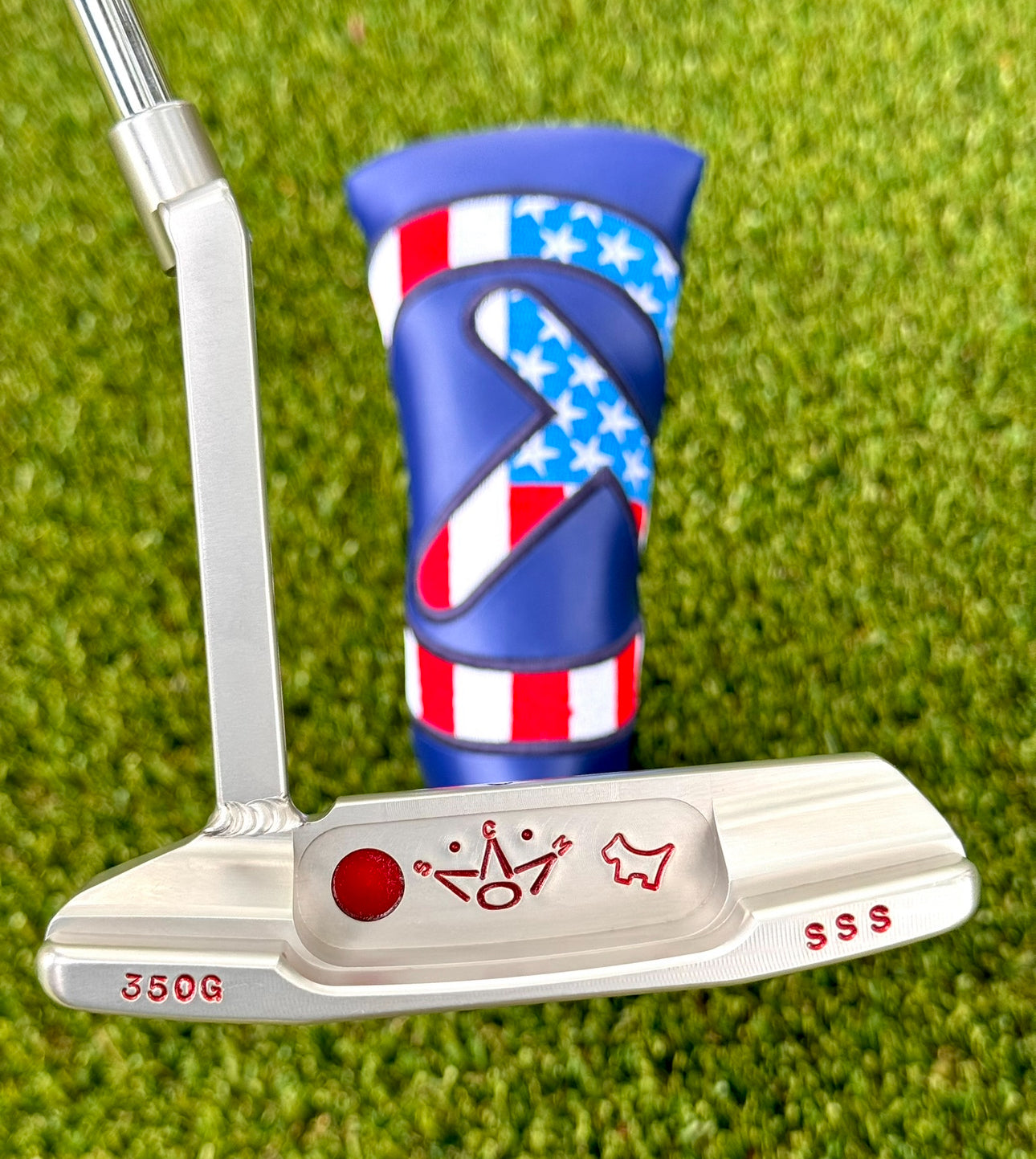 Scotty Cameron Newport 2 Tri Sole Welded Long Neck Peace of Mind Circle T Putter