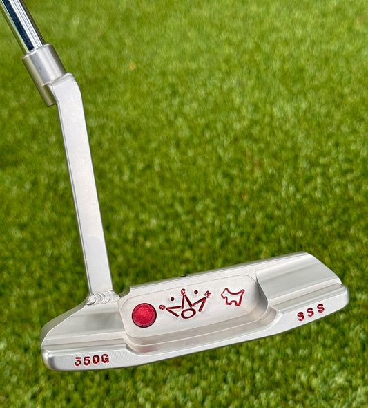 Scotty Cameron Newport 2 Tri Sole Welded Long Neck Peace of Mind Circle T Putter