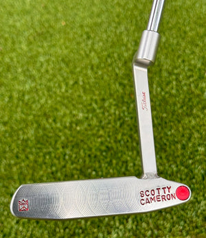 Scotty Cameron Newport 2 Tri Sole Welded Long Neck Peace of Mind Circle T Putter