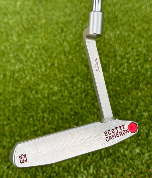 Scotty Cameron Newport 2 Tri Sole Welded Long Neck Peace of Mind Circle T Putter