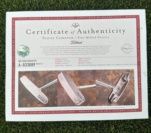 Scotty Cameron 009 Prototype Pro Platinum Welded Straight Neck 350G Circle T Putter