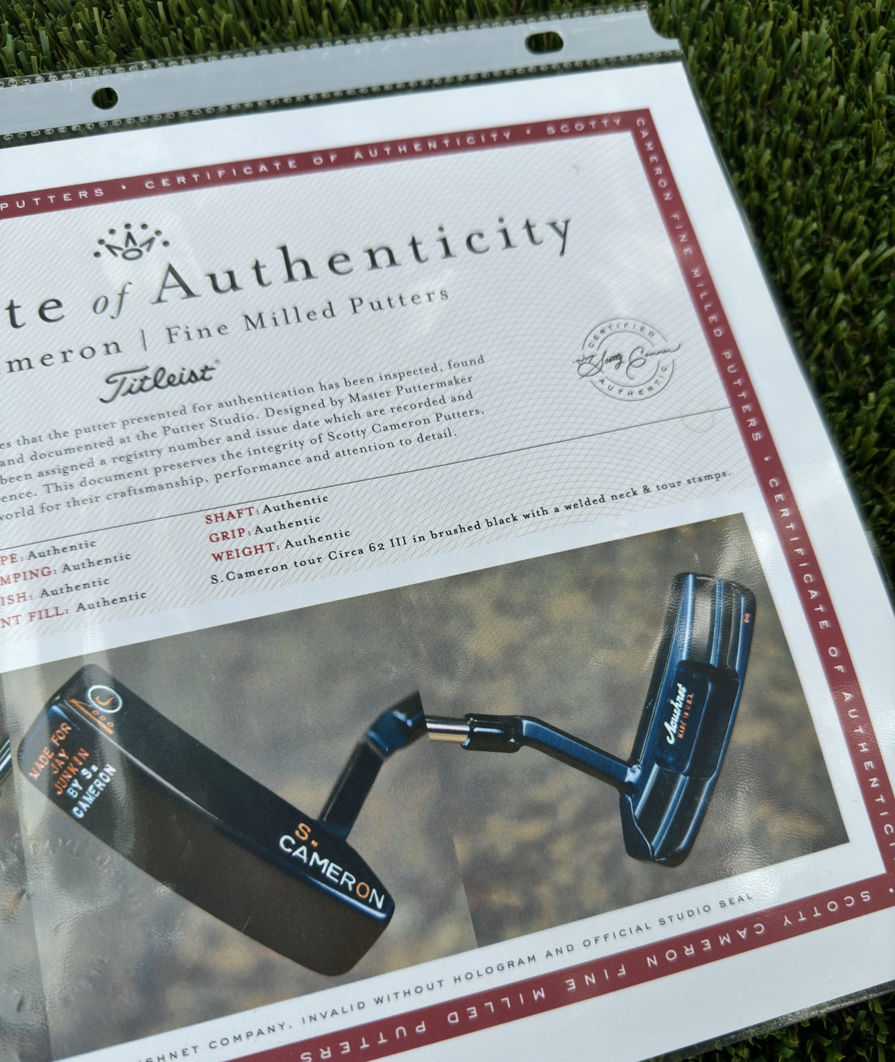 ✨Acushnet Tour Black Circa 62 III S. Cameron✨ – TourScottys.com