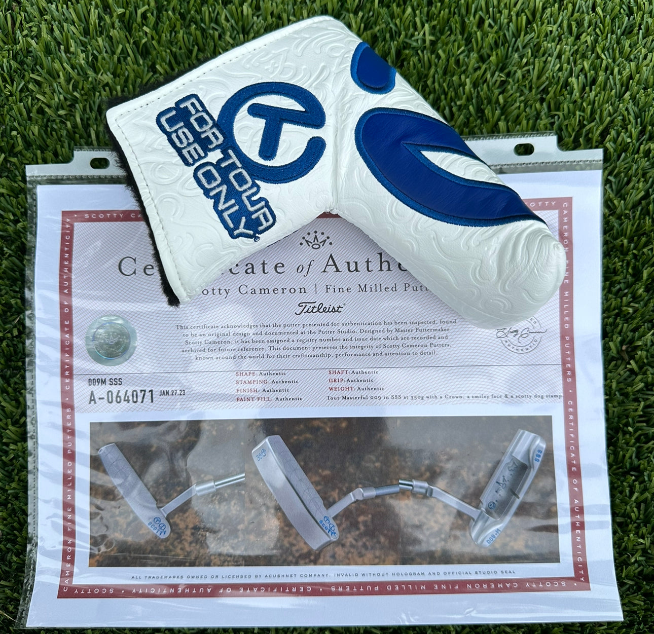 Scotty Cameron 009 Masterful SSS 350G Circle T Putter