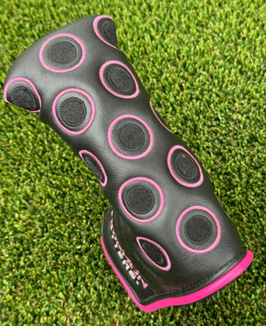 Scotty Cameron 2017 Pink/Black Holiday 7 Point Crown Blade Headcover