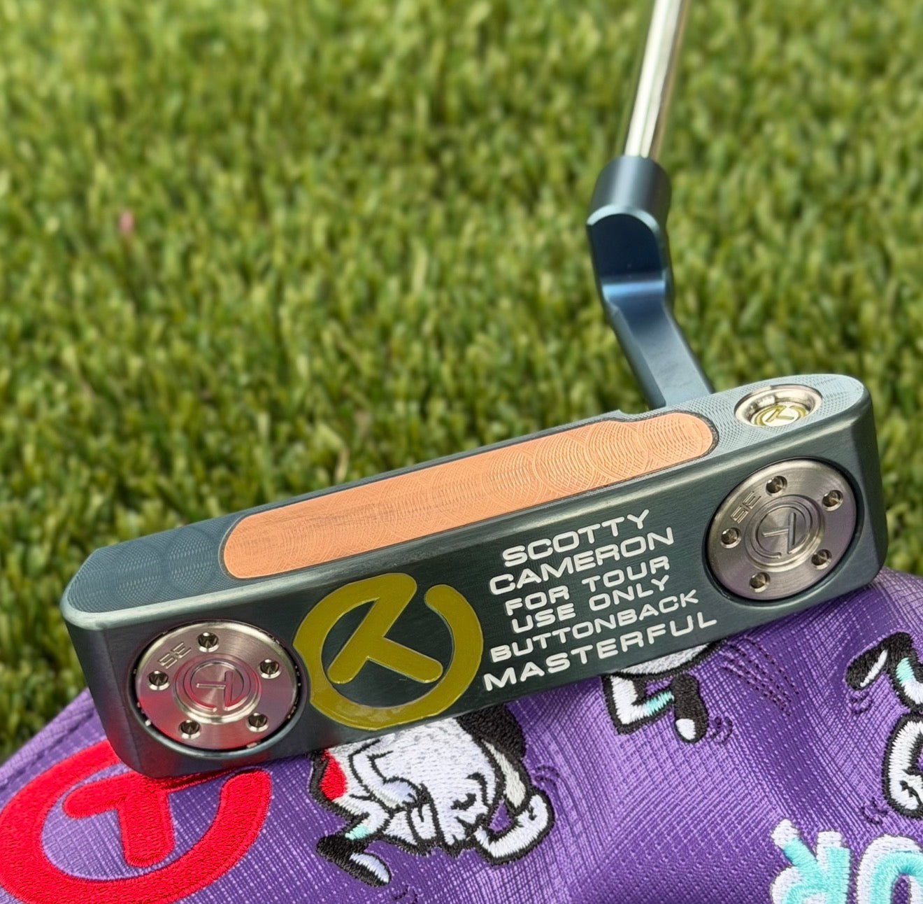 🇺🇸Scotty Cameron Mystic Blue Button Back Masterful TourType 360G Circle T🇺🇸