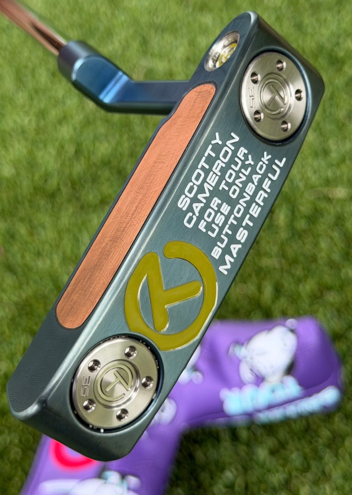 🇺🇸Scotty Cameron Mystic Blue Button Back Masterful TourType 360G Circle T🇺🇸