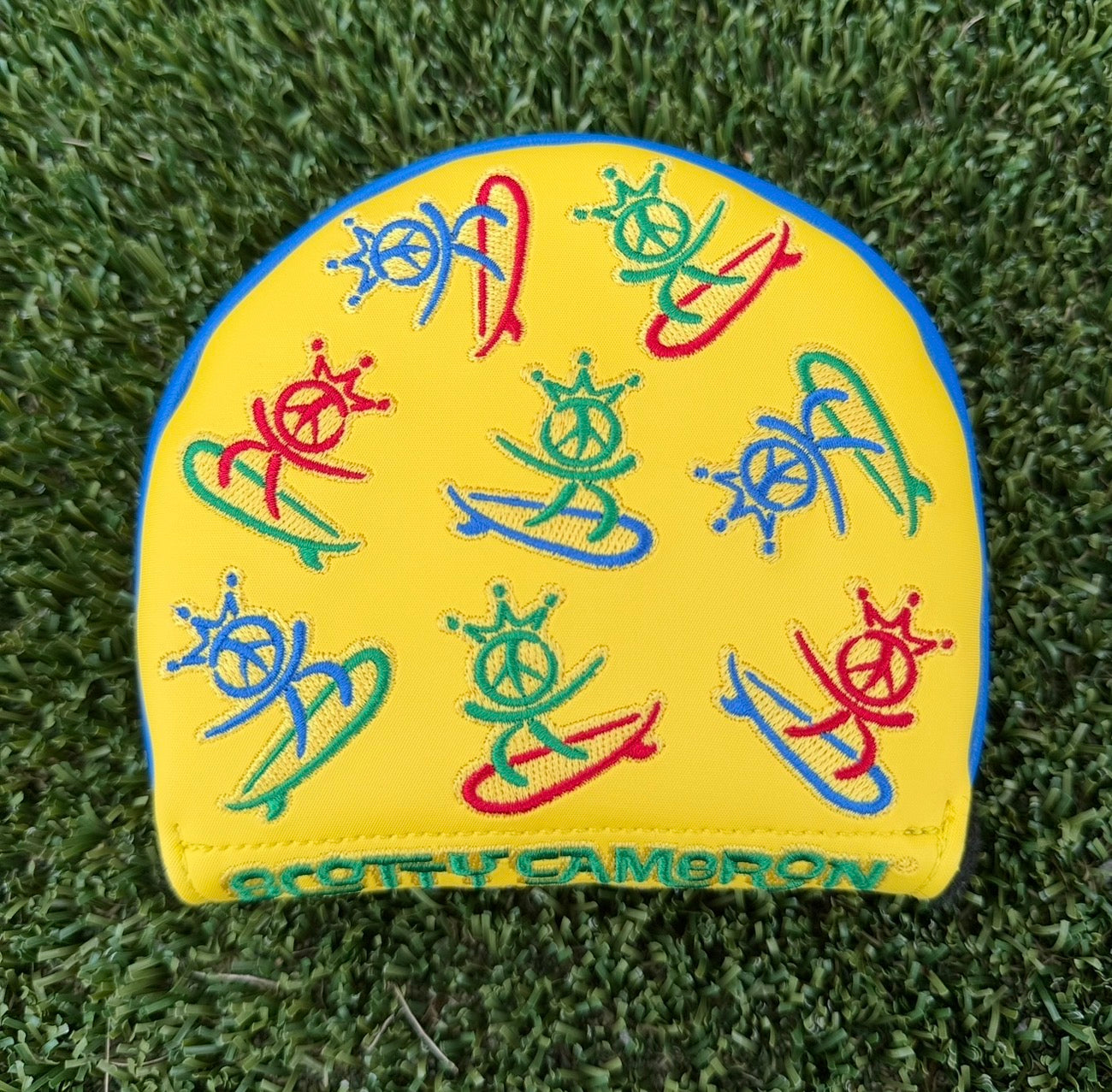 ✨Gallery Only Round Mallet King Peace Surfer Headcover✨