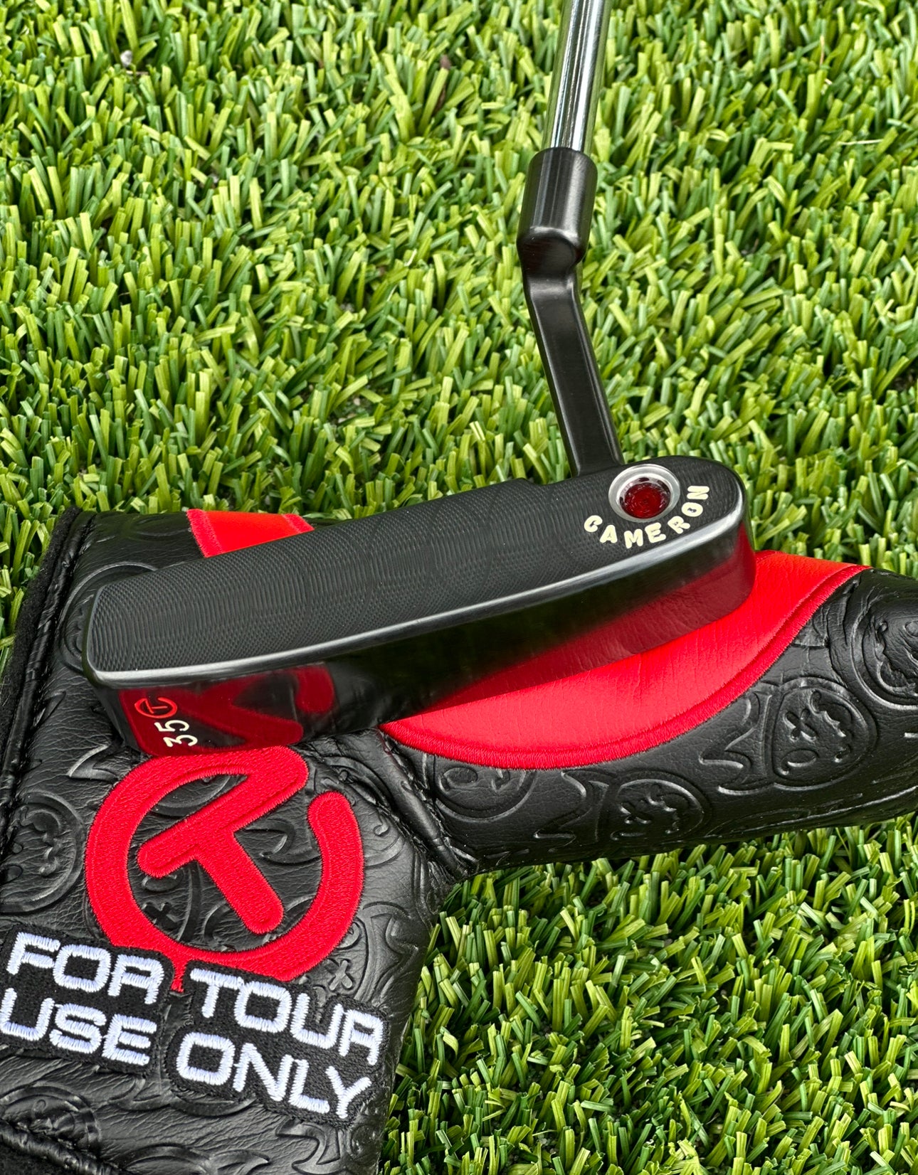 Scotty Cameron Tour Brushed Black Carbon 009 Masterful 350G Cherry Bomb Circle T Putter