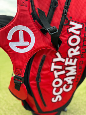 Scotty Cameron Pathfinder Stand Bag Bright Red Japan M&G Lottery 2023 Circle T