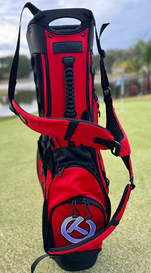 Scotty Cameron Pathfinder Stand Bag Bright Red Japan M&G Lottery 2023 Circle T