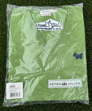 Scotty Cameron Green Crest V-Neck Peter Millar XL Vest