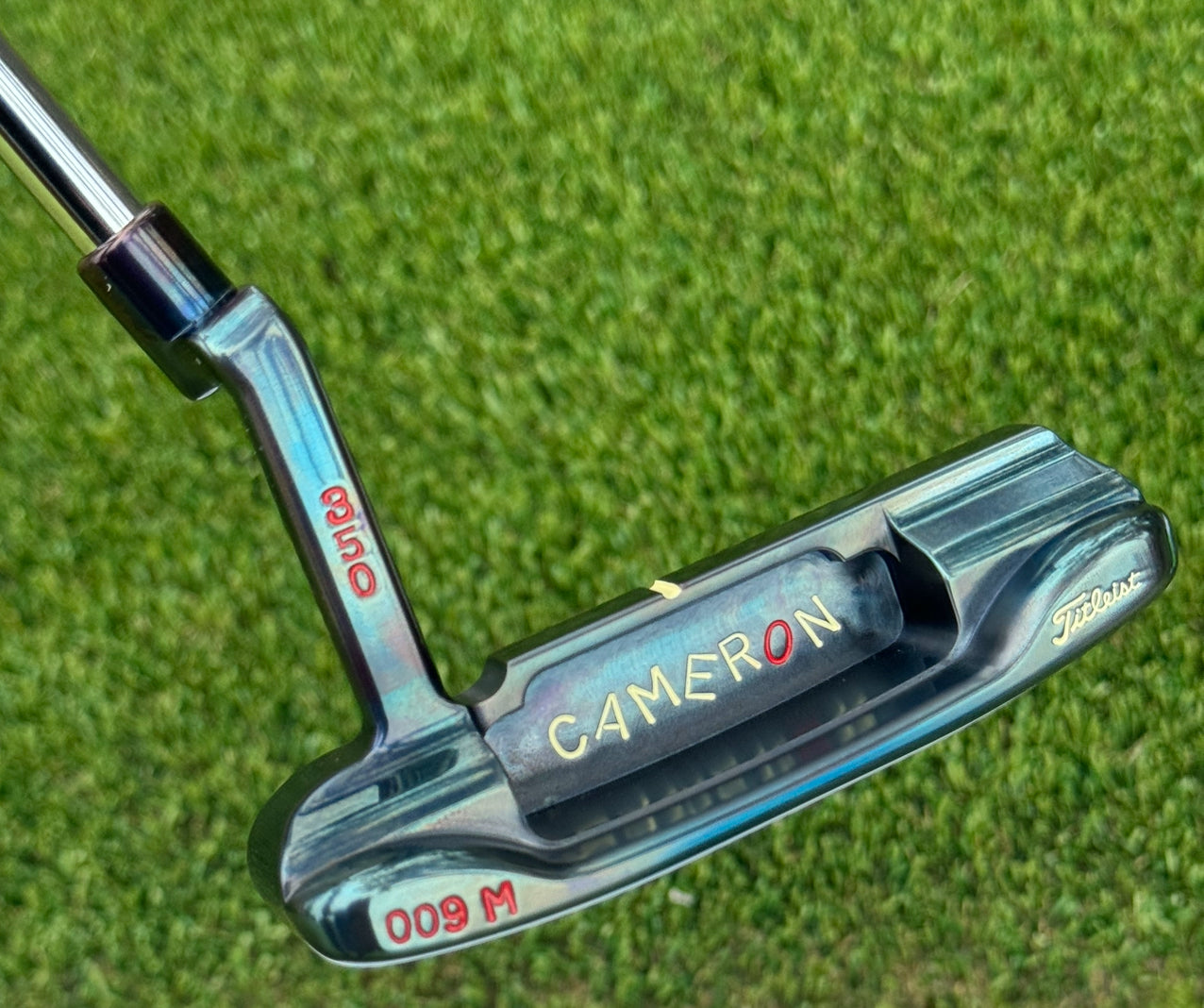Scotty Cameron 009M Chromatic Blue Jackpot Johnny Spieth Circle T