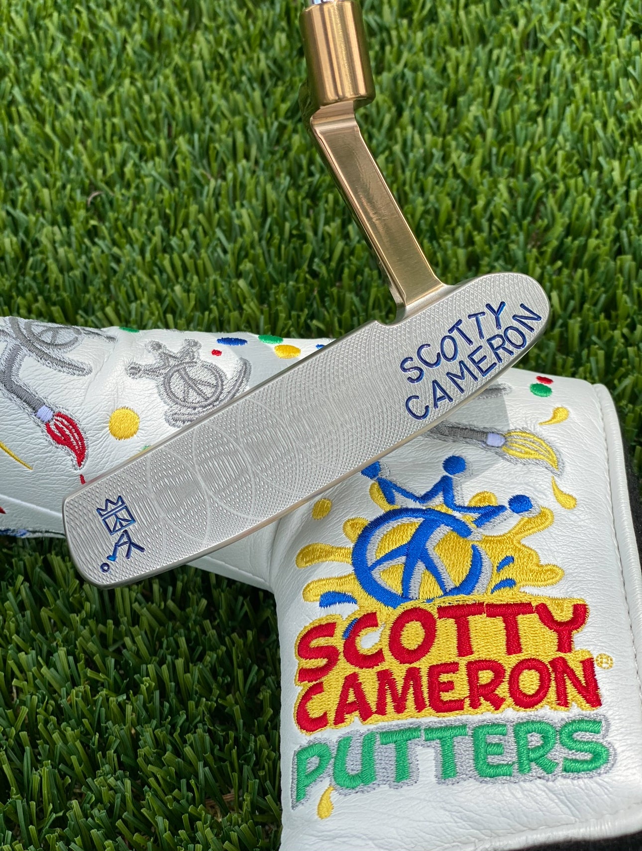 Scotty Cameron Two Tone Peace of Mind Putterman 009 Tool Box King Peace Sufer Circle T Putter