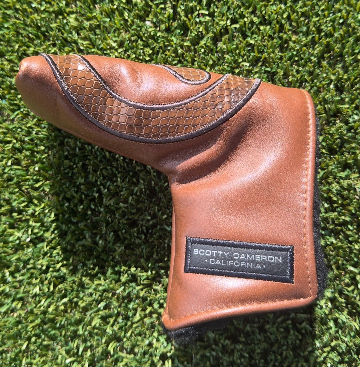 🎁Scotty Cameron Special Vault Leather Acorn Python Circle T Headcover🎁