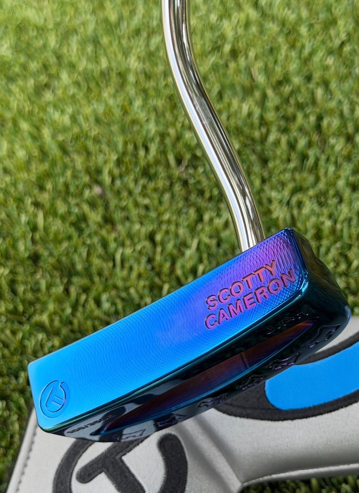 🎁Scotty Cameron Tour Prototype Bossa nova SSS Blue Pearl 1/100 350G Circle T Putter🎁