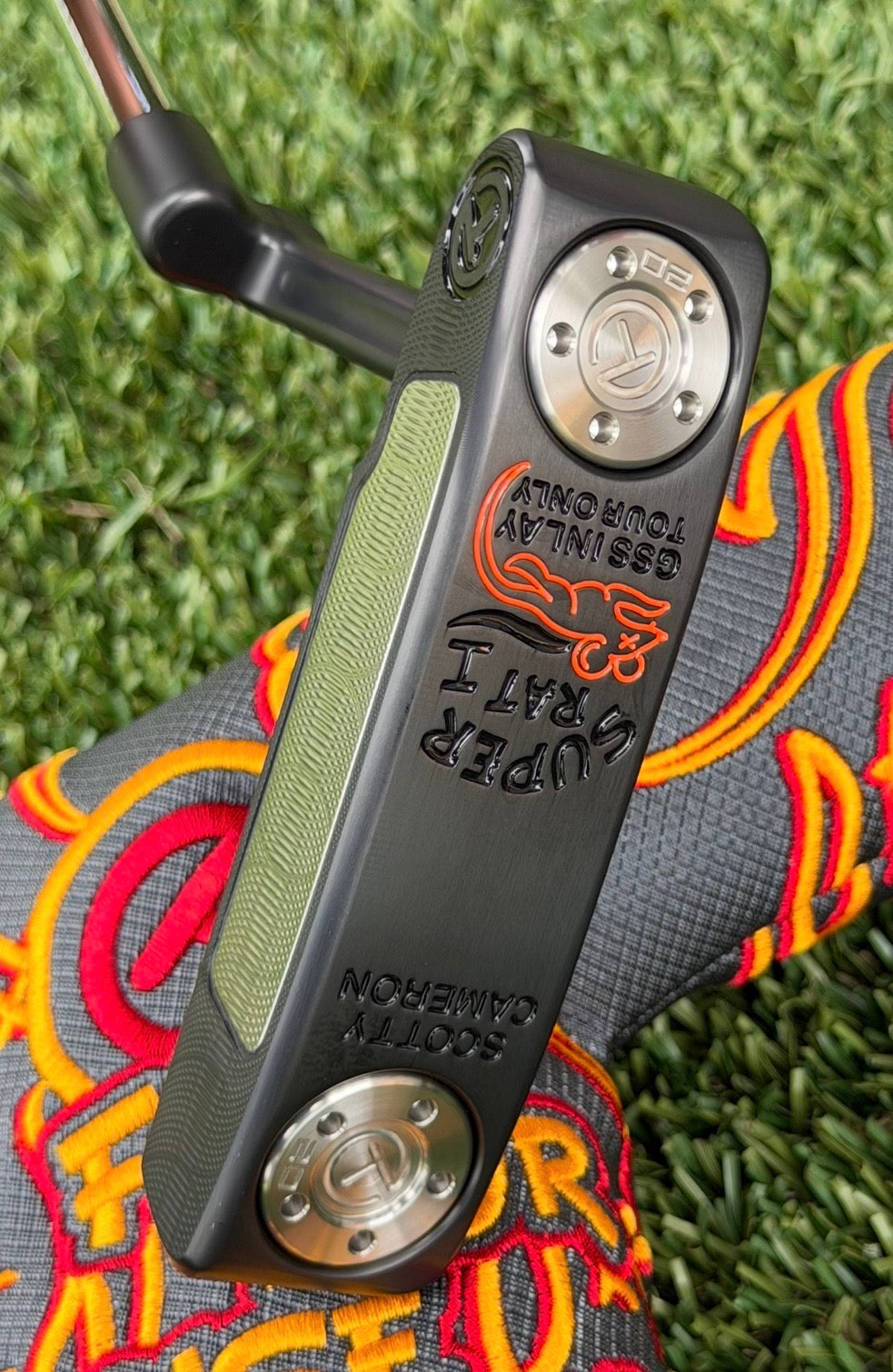 🎊Scotty Cameron Tour Black GSS Super Rat 1 360G Circle T Putter🎊