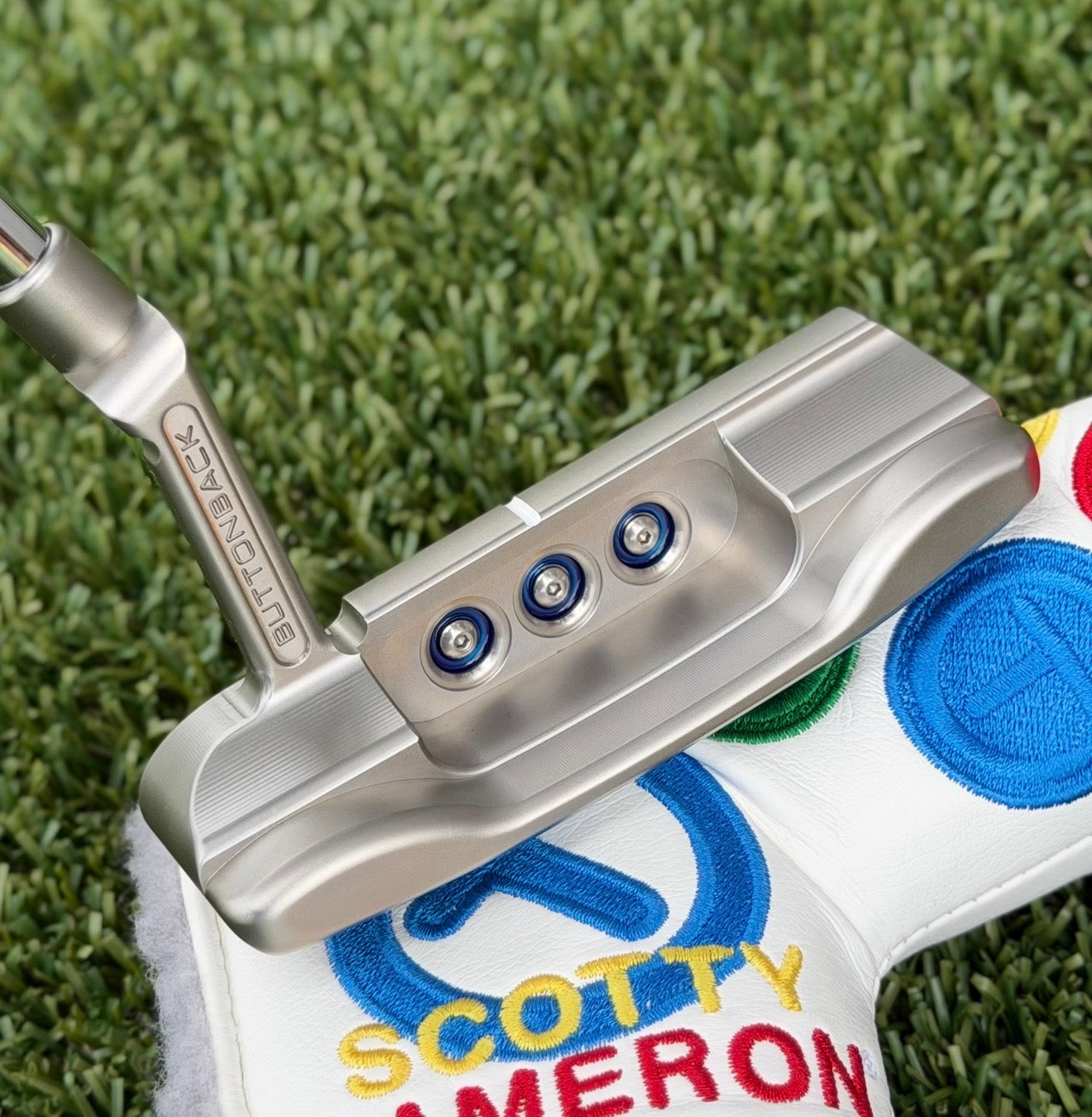 🎊Scotty Cameron Tour SSS Button Back Masterful + 360G Circle T Putter🎊