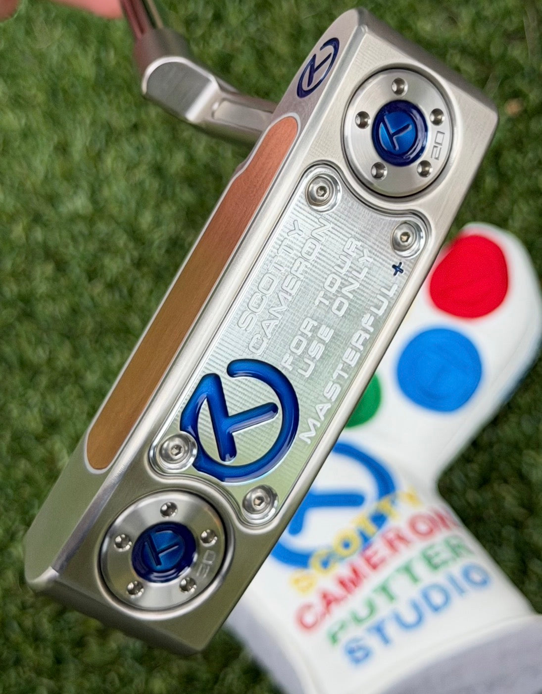 🎊Scotty Cameron Tour SSS Button Back Masterful + 360G Circle T Putter🎊